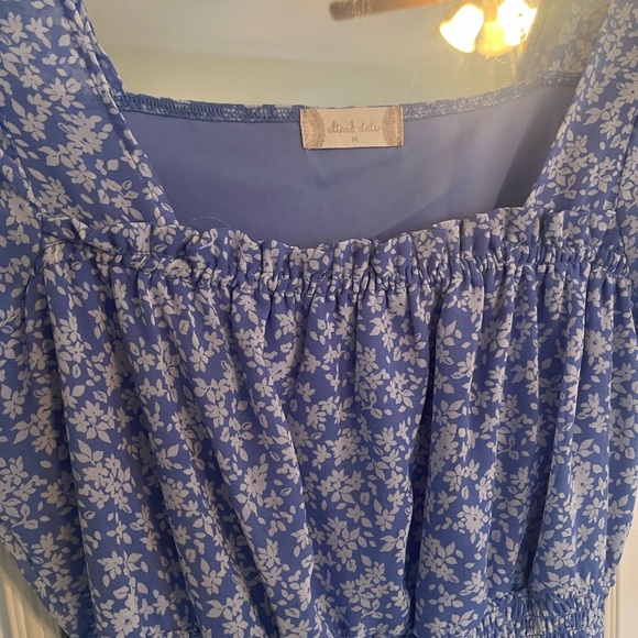 Altar'd State Blue Floral Mini Dress - Picture 3 of 3